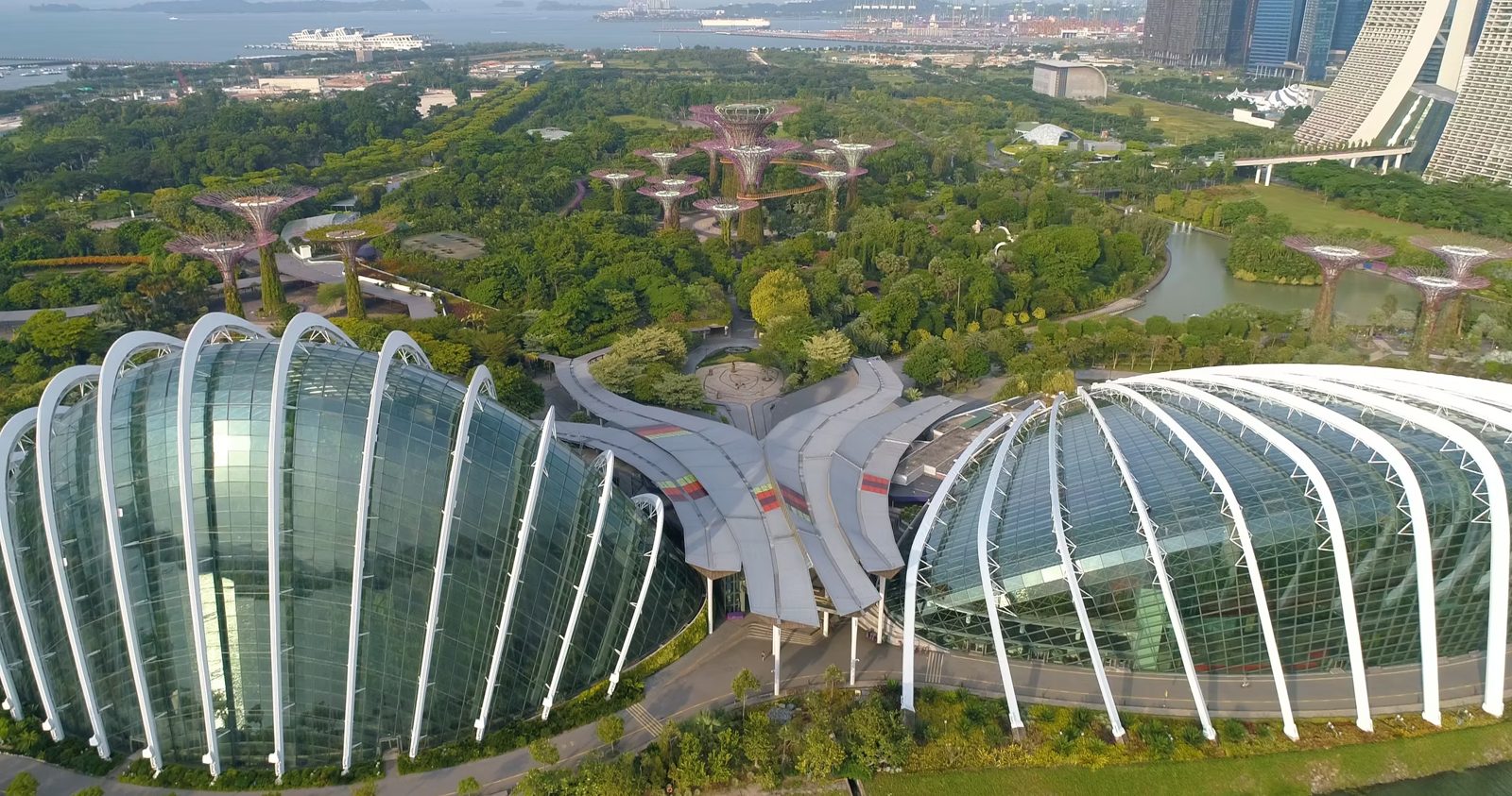 Aerial photography, Marina Bay Singapore