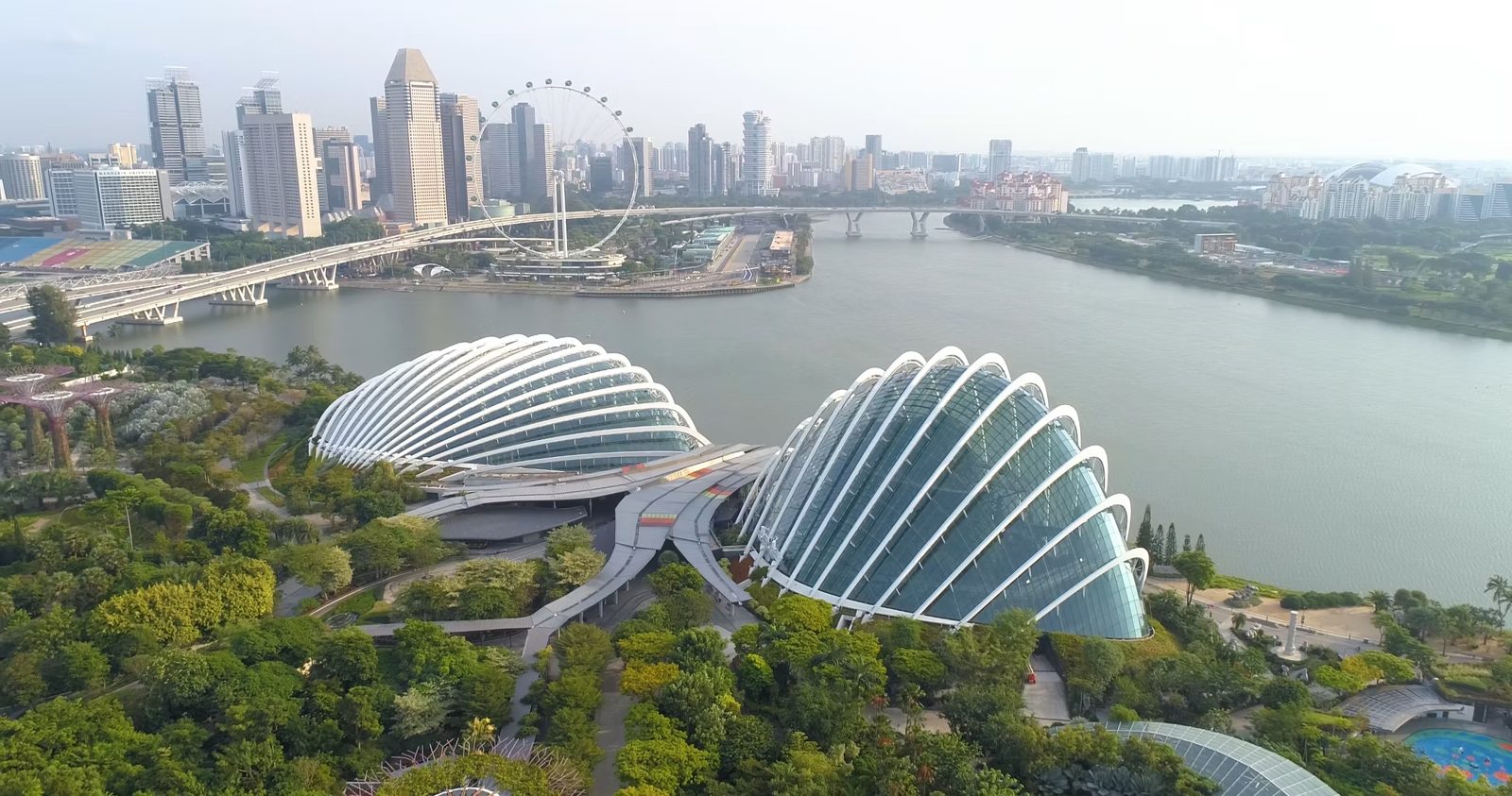 Aerial photography, Marina Bay Singapore