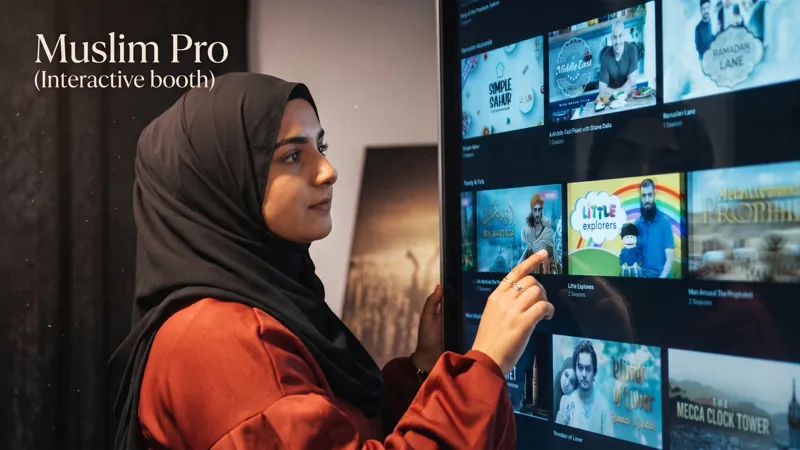Muslim Pro Interactive Booth